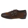 Zapatos de entrenamiento alemanes con estampado de leopardo, zapatos de moda retro para mujer, nuevo modelo de otoño, correa de doble hebilla, cómodos zapatos casual Mary Jane