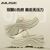 Sandalias de Suela Gruesa para Mujer, Verano, Interiores, Antideslizantes, Uso Exterior, que Aumentan la Altura, Resistentes al Desgaste, Sandalias de Playa de Suela Gruesa