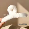 Presilha de Garra Pelúcia para Mulheres, Tamanho Grande para Outono e Inverno, Estilo de Luxo, Presilha Tiburón Tendência para Cabelos Grossos, Acessório de Cabelo Versátil