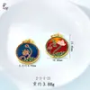 Accesorios DIY de Oro Arena Vietnamita de Larga Duración Colgante de Pulsera de Loto Nostálgico Cuentas Esmalte