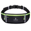 Bolsa de Cintura com Zíper e Três Bolsos para Fitness ao Ar Livre, Corrida, Ciclismo, À Prova de Suor, À Prova de Umidade, Armazenamento Portátil, Bolsa Impermeável para Celular