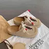 Sandalias con Plataforma de Cordones Estilo Birkenstock para Mujer, Punta Ancha, Cuero Genuino, de Moda, para Exteriores, Primavera y Otoño 2026