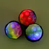 Bola saltitante brilhante, bola de cristal piscante, bola colorida que pula, brinquedo infantil piscante, atacado de brinquedos de barraca de rua, durável