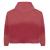 Sudadera con capucha de impresión cruzada con letras rojas en inglés 2026, cárdigan con capucha popular