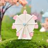 Novo playground micro paisagismo jardinagem DIY acessórios para decoração de bolo roda gigante escorregador cavalo de troia enfeites de resina