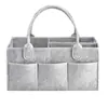 Bolsa de pañales de fieltro transfronteriza al por mayor Bolsa de almacenamiento miscelánea de gran capacidad Bolsa para mamá al aire libre Bolsa de almacenamiento de pañales de fieltro