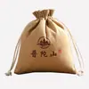 Bolsas de Almacenamiento de Algodón Personalizadas para Joyas y Pulseras, Bolsas de Algodón de Doble Capa de Alta Gama con Cordón, Bolsas Pequeñas de Tela Hechas por el Fabricante