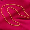 Novo colar Vietnam dourado alongado moda feminina corrente alongada atacado colar de 60cm