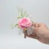 292 Arreglos Florales para Bodas, Celebraciones de Negocios Estilo Bosque, Ceremonias de Inauguración, Boutonnières para Invitados, Ramilletes para Novios, Flores de Mano, Suministros para Bodas