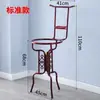 Soporte de lavabo de pie estilo rústico para uso doméstico, lavabo simple para dormitorio, estante de lavabo de acero inoxidable, estilo tradicional