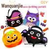 Halloween Infantil diy saco de doces engraçado portátil feltro abóbora saco saco de doces fantasma festival saco de doces