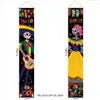 Tecido de Fundo Personalizado para Halloween Transfronteiriço Cortina de Porta Bandeira de Jardim Faixa Casal Dia dos Mortos Suprimentos para Festa em Bar Bandeira