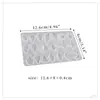 Molde para pendientes colgantes de gota de cristal diy hojas amor luna cruz pendiente molde de silicona