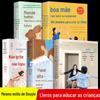 5 volumes de pais bons não gritam, não gritam, não batem, não repreendem o humor determina a altura do futuro filho do pai para ler genuíno
