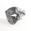 Máscara de media cara para hombre, disfraz anual de Halloween, máscara de fantasma de la ópera para adultos, máscara vintage de príncipe