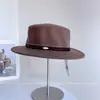 Chapéu de Moda com Franjas Estilo Hepburn, Chapéu de Feltro Elegante de Lã Australiana para Inverno, Fedora Pequeno Versátil