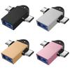Atacado Adaptador USB Dois-em-Um Tipo-C para Telefone Celular Android Adaptador OTG Tipo-C para USB 3.0