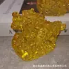 Adorno del Año del Dragón de Cristal Amarillo, Doce Animales del Zodiaco, Regalo de Ceremonia de Apertura, Artesanía de Cristal, Decoración del Hogar, Artesanías de Cristal