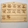 Dados de Haya de 12 Caras Dados Educativos Casuales Dados de Madera para Pareja de San Valentín Dados Poliédricos en Stock