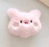 Diadema de orejas de amor de peluche de dibujos animados de conejo oso DIY, pinza para el cabello, accesorios para la cabeza, sombrero, zapatos y calcetines, accesorios