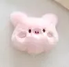 Novo chapéu de pelúcia fofo com orelhas de urso e coelho, sapatos, meias, acessórios de pelúcia, tiara, presilha, acessórios