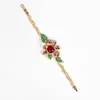 Moda Retro de Estilo Francés Tendencia Exquisita Artesanía Pesada Pulsera con Circonita Incrustada Lujo Ligero Joyería Versátil de Gama Alta