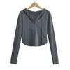 Suéter con capucha y vuelo de arco para mujer, nuevo estilo europeo y americano, otoño e invierno, W21371