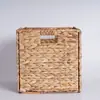 Cesta de armazenamento tecida à mão de alta qualidade em Jacinto d'água, cesta organizadora, cesta de armazenamento dobrável, campeã de vendas na Amazon