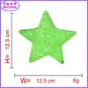 Lentejuelas de Punto Estrella Toalla Tela Bordada Pegatinas Forma de Corazón Letra Parche para Ropa Accesorios de Ropa Pegatinas DIY
