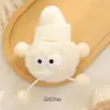 Lindo Pequeño Briqueta Peluche Colgante Llavero de Coche Colgante Anime Dibujos Animados Colgante Popular Bolso Bola de Pelo Colgante