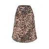 Falda de Satén Brillante Sexy para Mujer Verano 2026 Elegante Fluida Imitación Acetato Longitud Media Cintura Alta Cola de Pescado