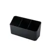 Ins Caja de Almacenamiento de Maquillaje de Escritorio con Compartimentos Organizador de Tocador Caja Estante a Prueba de Polvo Simple de Lujo Ligero