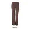 Calça de Yoga Respirável Confortável com Caimento Elegante Emagrecedora Versátil Alta Elasticidade Levanta Bumbum para Mulheres, Calça Flare Slim Fit
