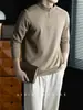 Sudadera con Media Cremallera Jin An Ligera Cómoda Amigable con la Piel para Hombre Otoño Elástica Cuello Alto Mangas Raglán Manga Larga Camiseta