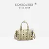 Bolsa Feminina 2026 Novo Modelo Bolsa de Ombro Único Transversal Moda Bolsa Quadrada Pequena Tendência Bolsa Boston Travesseiro Bolsa de Mão Estilosa