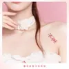 Pegatinas de Tatuaje de Flor de Cerezo Rosa para Mujeres, Impermeables y de Larga Duración, Hada para Clavícula y Muñeca, Frescas y Dulces, Pintadas con un Toque de Alta Gama