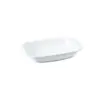 Prato de Melamina para Fast Food, Recipiente para Pesar Stir-Fry de Autoatendimento, Tigela Oval para Arroz de Porcelana Imitada, Prato para Cantina Comercial e Restaurante