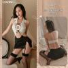 Ziqu lingerie sexy secretária sexy saia quadril ol role-playing uniforme grátis tentação pijamas terno 6273