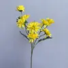 Margaritas Pequeñas Artificiales de 8 Cabezas, Decoración Fresca y Sencilla Estilo Campo, Accesorios para Fotografía, Sala de Estar del Hogar, Arreglo Floral para Centro Comercial, Flores de Seda