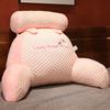 Cojín de Cama de Haba de Hielo Bolsa Suave Almohada de Cintura Respaldo Grande Cojín de Sofá Cojín de Cama Estudiantes de Dormitorio