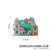 Ciudad Antigua de Quanzhou Dizai Cultural y Creativo Acrílico Ai Imán Magnético Atracción Turística Check-In Souvenir Imán para Refrigerador Decoración Cultural y Creativa