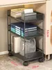 Suporte de arquivos sob a mesa, estação de trabalho, suporte para armazenamento de bolsa de computador, carrinho pequeno móvel sob a mesa do escritório