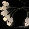 Fio de luz decorativo LED para interior transfronteiriço, festival de Halloween, Páscoa, fantasma, abóbora, caveira, luzes coloridas, luz de atmosfera