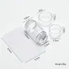 Sello para decoración de uñas de 2,8 cm, de silicona transparente, raspador grande, herramienta de impresión francesa para uñas, disponible en stock