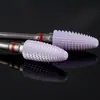 Nuevo cabezal de cerámica morada para maíz cabezal de esmalte de uñas removedor de uñas taladro para quitar uñas removedor de piel muerta broca para pretratamiento de uñas