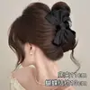 Pinza para el pelo de malla versátil para mujer, elegante pinza de tiburón color rosa de alto valor, accesorio para el pelo elegante y con atmósfera de estilo francés