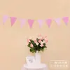 La sala de bodas está decorada con banderines dorados de cinco estrellas, vestido de fiesta de cumpleaños, flor de papel para tirar, decoración de fondo para fiesta de adultos, banderín para tirar