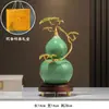 Calabazas de adorno de flor de magnolia de alta gama, nuevo estilo chino para sala de estar, porche, estante antiguo, decoración, oficina, inauguración de casa, regalos para casa nueva