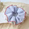 Goma para el pelo de estilo coreano, simple, a cuadros, con encaje, dulce, versátil, elegante, nicho, accesorio para el cabello, gama alta, uso diario