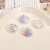 Cuentas de Vidrio Galvanizado Estrella de Mar Ab concha Agujero Recto Cuentas Sueltas Pulsera de Abalorios Hecha a Mano DIY Llavero Accesorios de Joyería